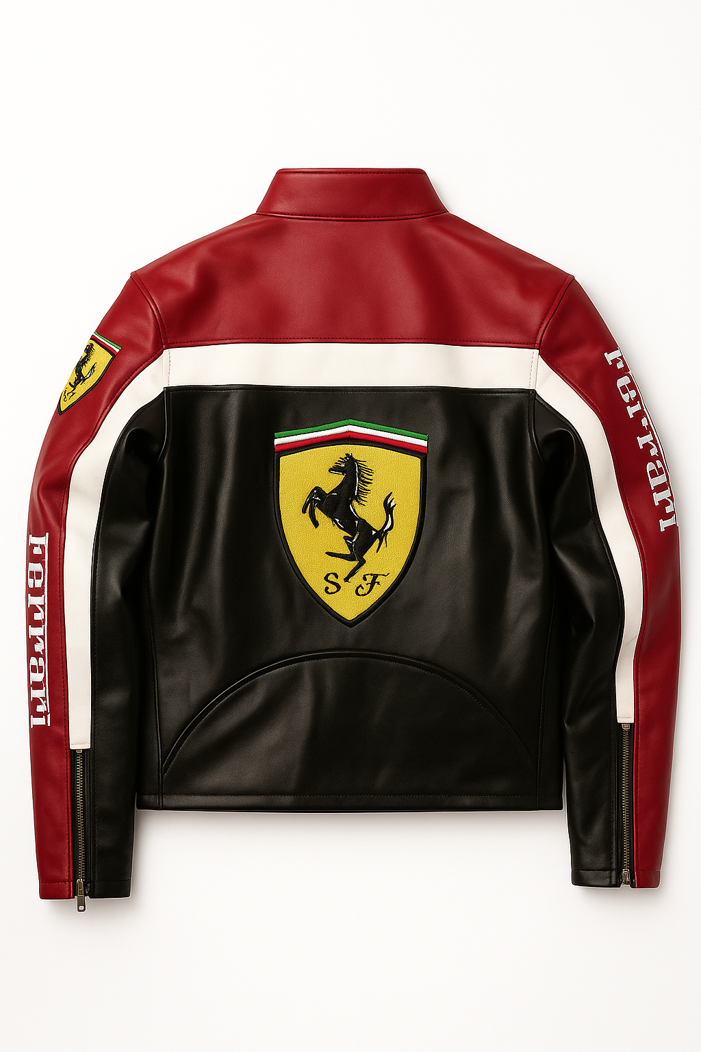 Ferrari Black Leather jacket